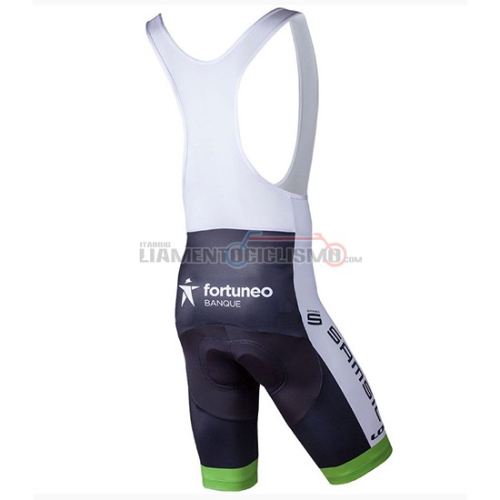 Abbigliamento Ciclismo Fortuneo Samsic Manica Corta 2018 Bianco